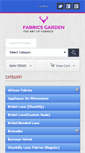 Mobile Screenshot of fabricsgarden.com